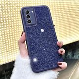 Zebana Samsung Galaxy S24 ile Uyumlu Kılıf Zebana Işıltım Silikon Kılıf - Kamera Lens Korumalı Derin Mor