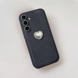 Zebana Samsung Galaxy S24 Plus ile Uyumlu Kılıf Zebana Velvix Silikon Kılıf Siyah