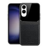 Zebana Samsung Galaxy S26 Edge ile Uyumlu Kılıf Zebana Lens Deri Kılıf Siyah