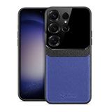 Zebana Samsung Galaxy S26 Ultra ile Uyumlu Kılıf Zebana Lens Deri Kılıf Lacivert