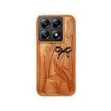 Zebana Xiaomi Mi 14T Pro ile Uyumlu Kılıf Zebana Fionka Silikon Kılıf Kahverengi