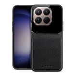 Zebana Xiaomi Mi 15T Pro ile Uyumlu Kılıf Zebana Lens Deri Kılıf Siyah