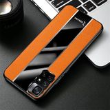 Zebana Xiaomi Poco M4 Pro ile Uyumlu Kılıf Zebana Premium Deri Kılıf Turuncu