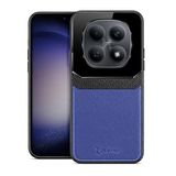 Zebana Xiaomi Poco M8 5G ile Uyumlu Kılıf Zebana Lens Deri Kılıf Lacivert