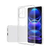Zebana Xiaomi Poco X5 Pro 5G ile Uyumlu Kılıf Zebana Şeffaf Soft Silikon Kılıf Şeffaf