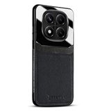 Zebana Xiaomi Poco X7 ile Uyumlu Kılıf Zebana Lens Deri Kılıf Siyah