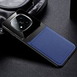 Zebana Xiaomi Poco X7 Uyumlu Kılıf Lens Deri Kılıf Lacivert