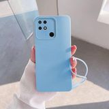 Zebana Xiaomi Redmi 10C ile Uyumlu Kılıf Zebana Love Yumuşak Silikon Kılıf Açık Mavi