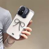 Zebana Xiaomi Redmi 12C ile Uyumlu Kılıf Zebana Bow Silikon Kılıf Şeffaf