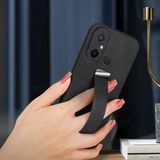 Zebana Xiaomi Redmi 12C ile Uyumlu Kılıf Zebana Classic Deri Kılıf Siyah