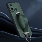 Zebana Xiaomi Redmi 12C ile Uyumlu Kılıf Zebana Classic Deri Kılıf Yeşil