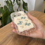 Zebana Xiaomi Redmi 12C ile Uyumlu Kılıf Zebana Floral Silikon Kılıf Yeşil