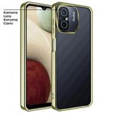 Zebana Xiaomi Redmi 12C ile Uyumlu Kılıf Zebana Glint Silikon Kılıf Gold