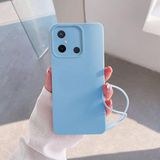 Zebana Xiaomi Redmi 12C ile Uyumlu Kılıf Zebana Love Yumuşak Silikon Kılıf Açık Mavi