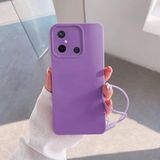 Zebana Xiaomi Redmi 12C ile Uyumlu Kılıf Zebana Love Yumuşak Silikon Kılıf Lila