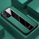 Zebana Xiaomi Redmi Note 11 Pro Premium Deri Yeşil Cep Telefonu Kılıfı