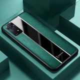 Zebana Xiaomi Redmi Note 11S Premium Deri Yeşil Cep Telefonu Kılıfı