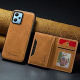 Zebana Xiaomi Redmi Note 12 Pro 5G ile Uyumlu Kılıf Zebana 2in1 Elite Class Cüzdanlı Deri Kılıf Kahverengi