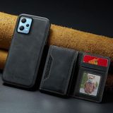 Zebana Xiaomi Redmi Note 12 Pro 5G ile Uyumlu Kılıf Zebana 2in1 Elite Class Cüzdanlı Deri Kılıf Siyah