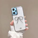 Zebana Xiaomi Redmi Note 12 Pro 5G ile Uyumlu Kılıf Zebana Bow Silikon Kılıf Şeffaf