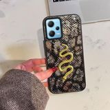 Zebana Xiaomi Redmi Note 12 Pro 5G ile Uyumlu Kılıf Zebana Golden Serpent Silikon Kılıf Siyah