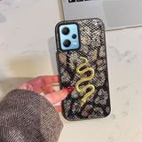 Zebana Xiaomi Redmi Note 12 Pro 5G ile Uyumlu Kılıf Zebana Golden Serpent Silikon Kılıf Siyah