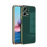 Zebana Xiaomi Redmi Note 12 Pro 5G ile Uyumlu Kılıf Zebana Golden Silikon Kılıf Yeşil
