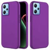 Zebana Xiaomi Redmi Note 12 Pro 5G ile Uyumlu Kılıf Zebana İçi Kadife Silinebilir Lansman Kılıf Derin Mor