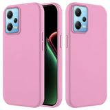 Zebana Xiaomi Redmi Note 12 Pro 5G ile Uyumlu Kılıf Zebana İçi Kadife Silinebilir Lansman Kılıf Pembe