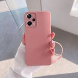 Zebana Xiaomi Redmi Note 12 Pro 5G ile Uyumlu Kılıf Zebana Love Yumuşak Silikon Kılıf Pembe