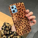 Zebana Xiaomi Redmi Note 12 Pro 5G ile Uyumlu Kılıf Zebana Luxe Leopard Silikon Kılıf Desert Titanyum