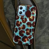 Zebana Xiaomi Redmi Note 12 Pro 5G ile Uyumlu Kılıf Zebana Luxe Leopard Silikon Kılıf Kahverengi