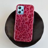 Zebana Xiaomi Redmi Note 12 Pro 5G ile Uyumlu Kılıf Zebana Luxe Leopard Silikon Kılıf Pembe