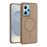 Zebana Xiaomi Redmi Note 12 Pro 5G ile Uyumlu Kılıf Zebana Mono M-Safe Silikon Kılıf Desert Titanyum