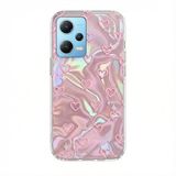 Zebana Xiaomi Redmi Note 12 Pro 5G ile Uyumlu Kılıf Zebana Pink Heart Silikon Kılıf Pembe