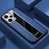 Zebana Xiaomi Redmi Note 12 Pro 5G ile Uyumlu Kılıf Zebana Premium Deri Kılıf Mavi