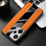 Zebana Xiaomi Redmi Note 12 Pro 5G ile Uyumlu Kılıf Zebana Premium Deri Kılıf Turuncu