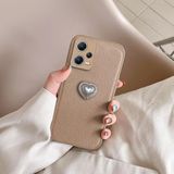 Zebana Xiaomi Redmi Note 12 Pro 5G ile Uyumlu Kılıf Zebana Velvix Silikon Kılıf Açık Kahverengi