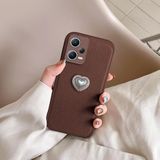 Zebana Xiaomi Redmi Note 12 Pro 5G ile Uyumlu Kılıf Zebana Velvix Silikon Kılıf Kahverengi