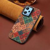 Zebana Xiaomi Redmi Note 12 Pro 5G ile Uyumlu Kılıf Zebana Vintage Kumaş Kılıf Desen 3