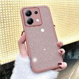Zebana Xiaomi Redmi Note 13 Pro 4G ile Uyumlu Kılıf Zebana Işıltım Silikon Kılıf - Kamera Lens Korumalı Pembe