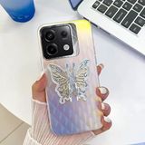 Zebana Xiaomi Redmi Note 13 Pro 4G ile Uyumlu Kılıf Zebana Standlı Kelebek Silikon Kılıf Desen 2