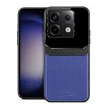 Zebana Xiaomi Redmi Note 13 Pro 5G ile Uyumlu Kılıf Zebana Lens Deri Kılıf Lacivert