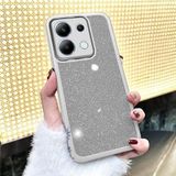 Zebana Xiaomi Redmi Note 14S ile Uyumlu Kılıf Zebana Işıltım Silikon Kılıf - Kamera Lens Korumalı Gri
