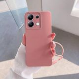 Zebana Xiaomi Redmi Note 14S ile Uyumlu Kılıf Zebana Love Yumuşak Silikon Kılıf Pembe