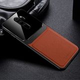 Zebana Xiaomi Redmi Note 8 Pro Kılıf Zebana Lens Deri Kılıf Kahverengi