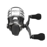 Zebco Delta Spincast Olta Makarası, Boyut 20 Makara, Değiştirilebilir Sağ veya Sol El Alma, Çift Seramik Toplama İğneleri, 2,7 kg Zebco Olta İpi ile Önceden Sarılmış, Örgüye Hazır, Soğuk Gri
