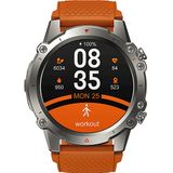 Zeblaze Vibe 7 Lite SpO2 (Kan oksijeni) İzleme, Uyku Suya Dayanıklı, Çoklu Spor Modları Akıllı Saat Elektrikli Turuncu