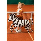 Zebra Büyük Folyo Balon Safari Temalı Doğum Günü Zebra Şekilli Folyo Balon - Çok Renkli - 1 Adet