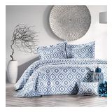 Zebra Casa All Days İkat İndigo Tek Kişilik Yatak Örtüsü